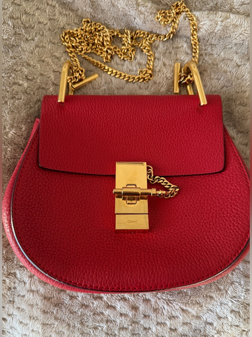 Chloe Drew Red Bag